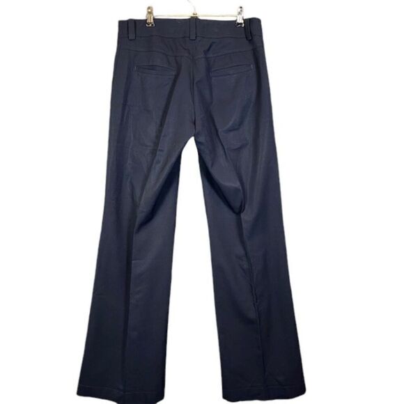 Piazza Sempione Navy Blue Flare Wide Leg Trousers Professional Size Large - Picture 2 of 8